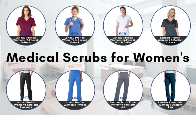 Which Women's Medical Scrubs are the Best? Types of women medical scrubs